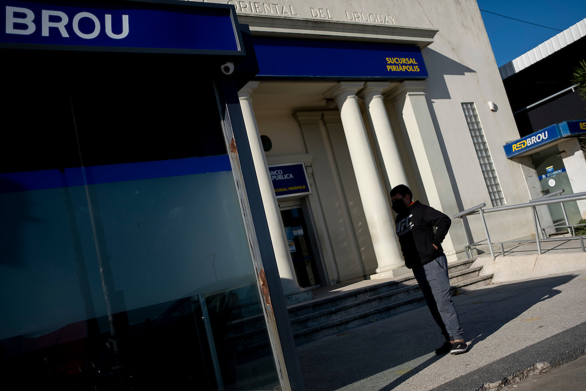 Sucursal del Banco República en Piriápolis | Foto: Pablo Vignali / adhocFOTOS