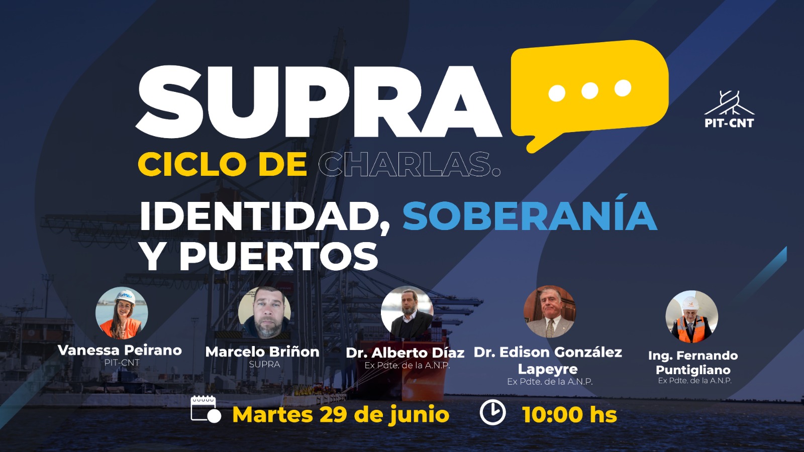 Ciclo de charlas Identidad, soberanía y puertos