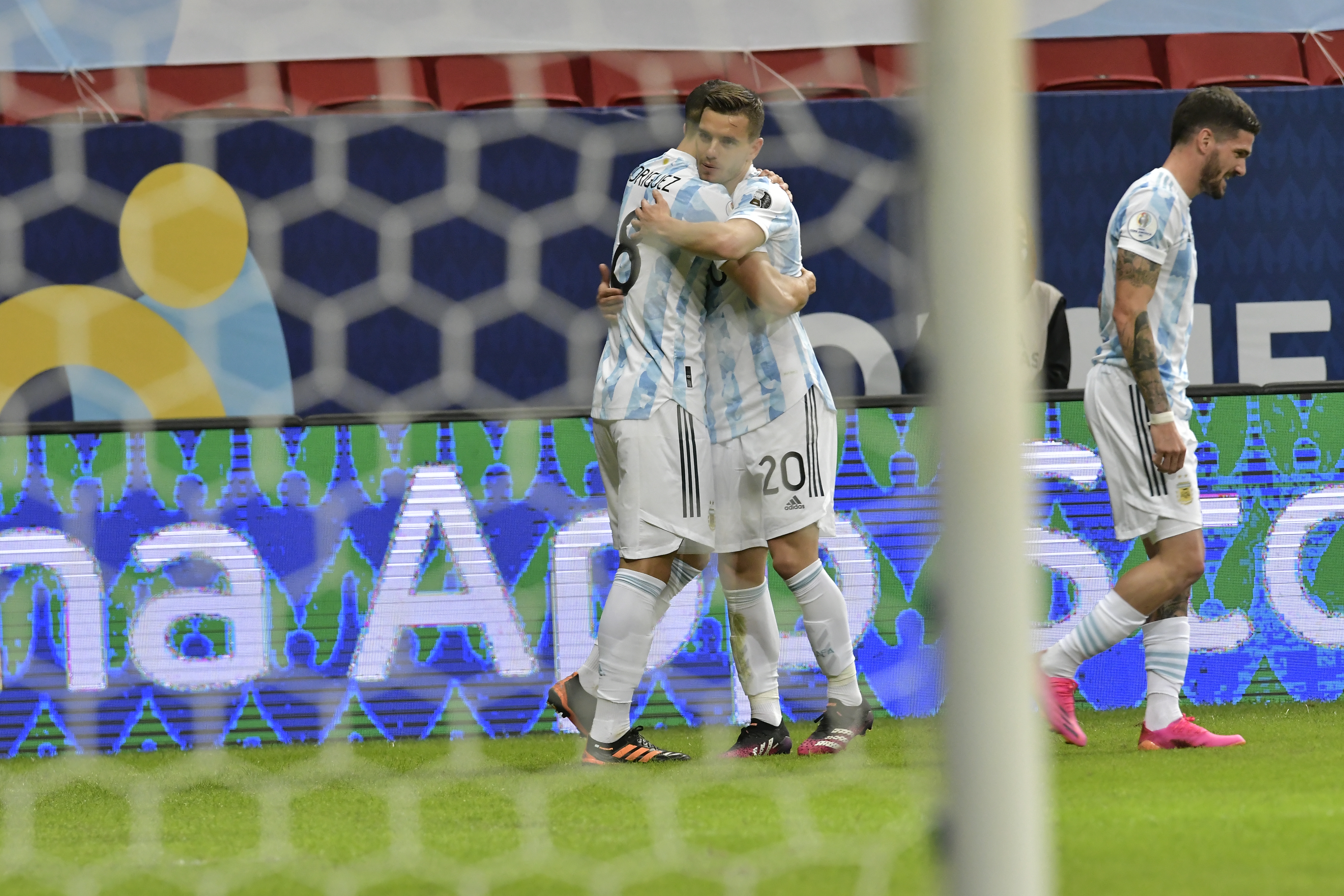 Festejo albiceleste a los 13 PT. Foto gentileza Nicolás Pereira EL PAIS
