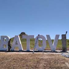 Instalación letras Cerro Batoví