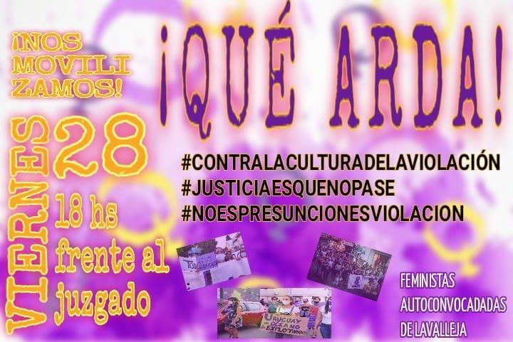 Flyer de la convocatoria de la actividad realizada en Minas