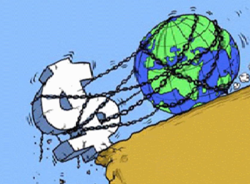 El derrumbe de la confianza en la moneda amenaza seriamente la viabilidad del sistema económico estadounidense 