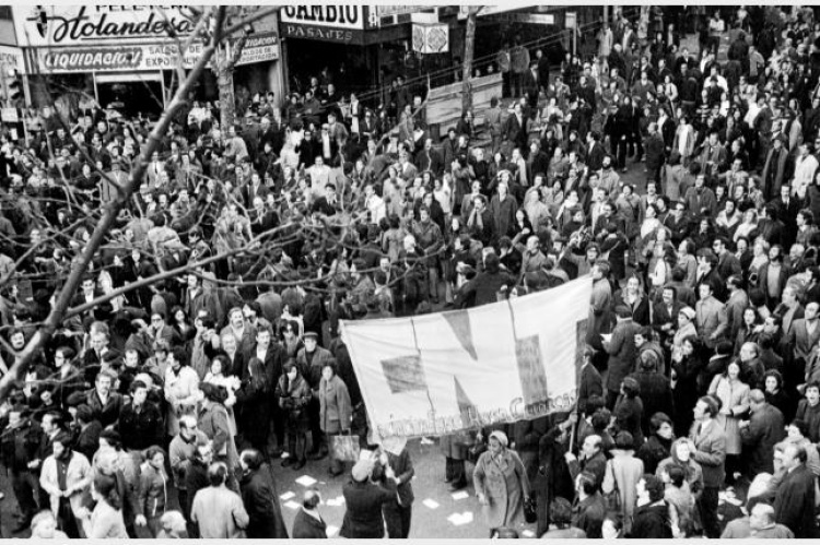 Manifestación Huelga General 1973