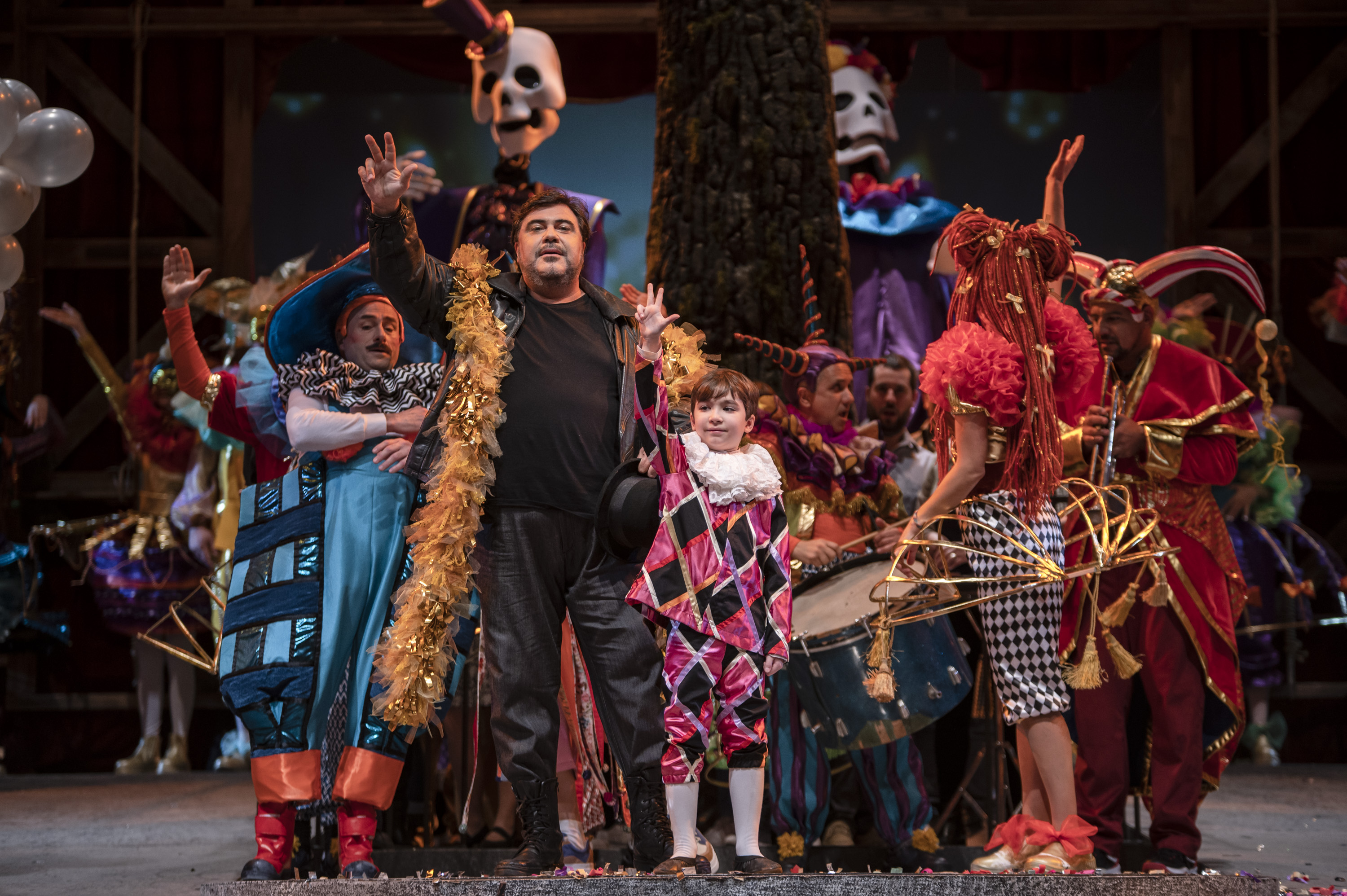 Pagliacci de Ruggero Leoncavallo en el Teatro Solis - Difusión Teatro Solis. Foto de Santiago Bouzas