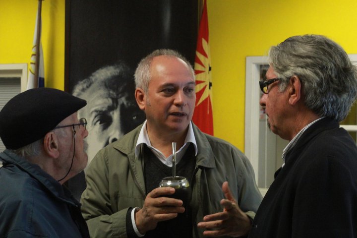 Universindo Rodriguez en el Pit Cnt