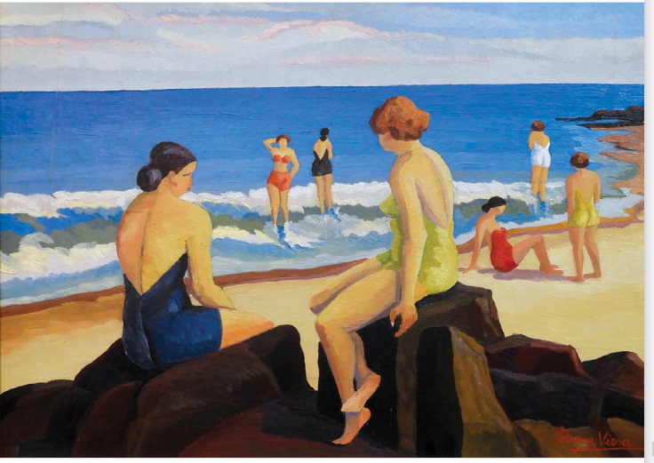 Bañistas. Petrona Viera
