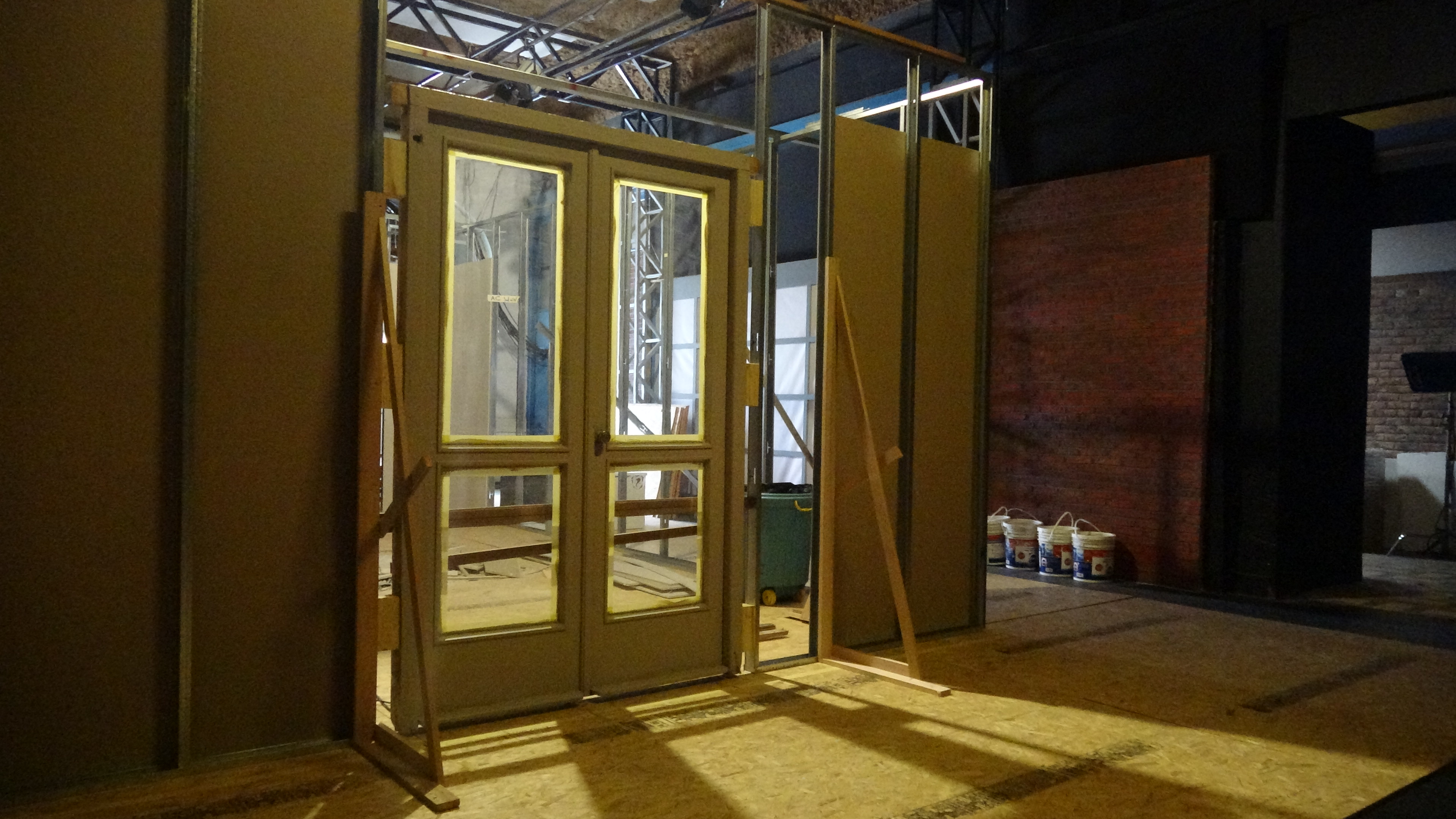 Set de filmación de Temporario