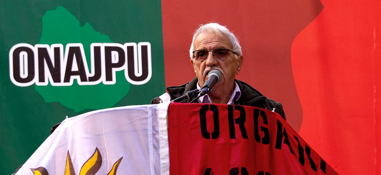 Sixto Amaro, secretario general de ONAJPU.