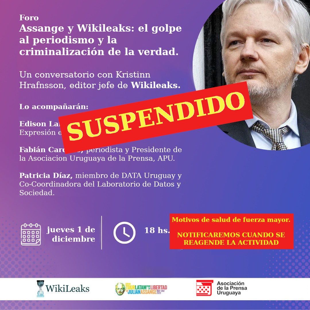 Conversatorio suspendido