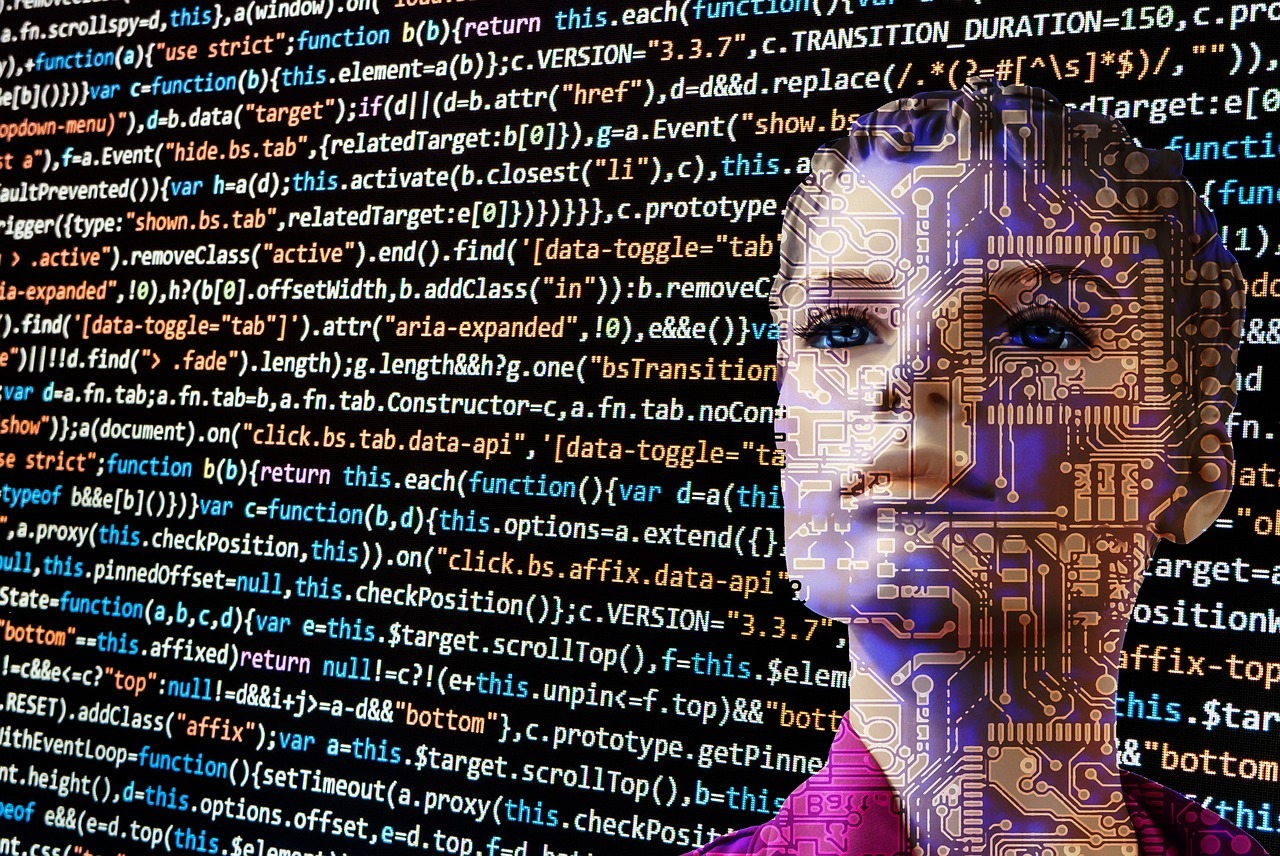 Foto que simula a la Inteligencia artificial.