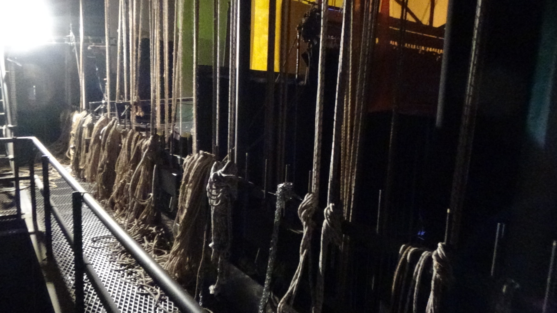 Pasadizos de altura en el Teatro El Galpón