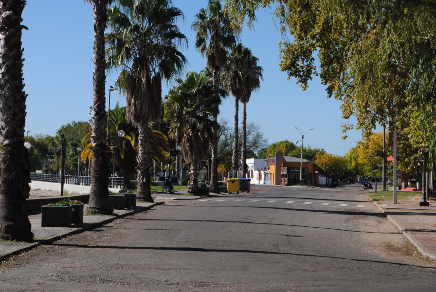 Rambla costanera Nueva Palmira