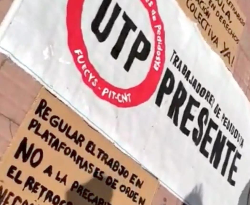 FUECYS se moviliza ante despidos en PedidosYa