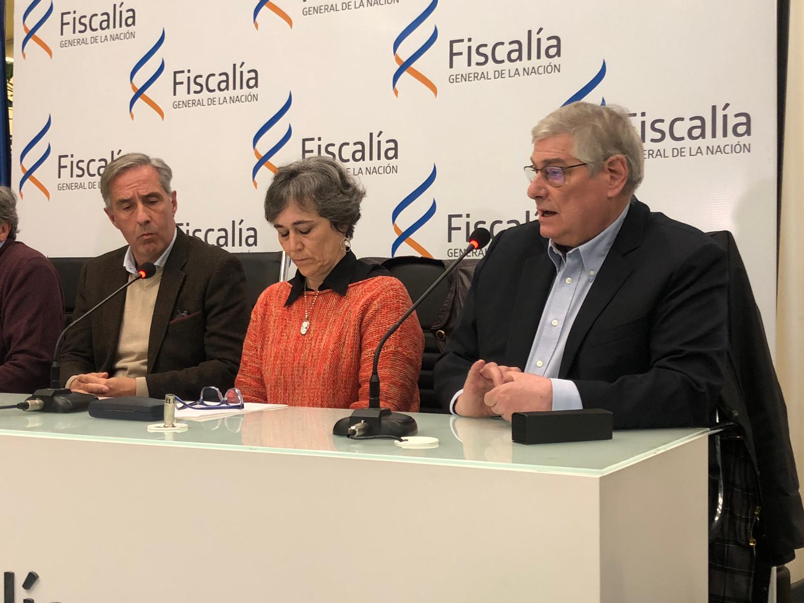 Conferencia de prensa sobre datos de los restos hallados en el  Batallón 14.