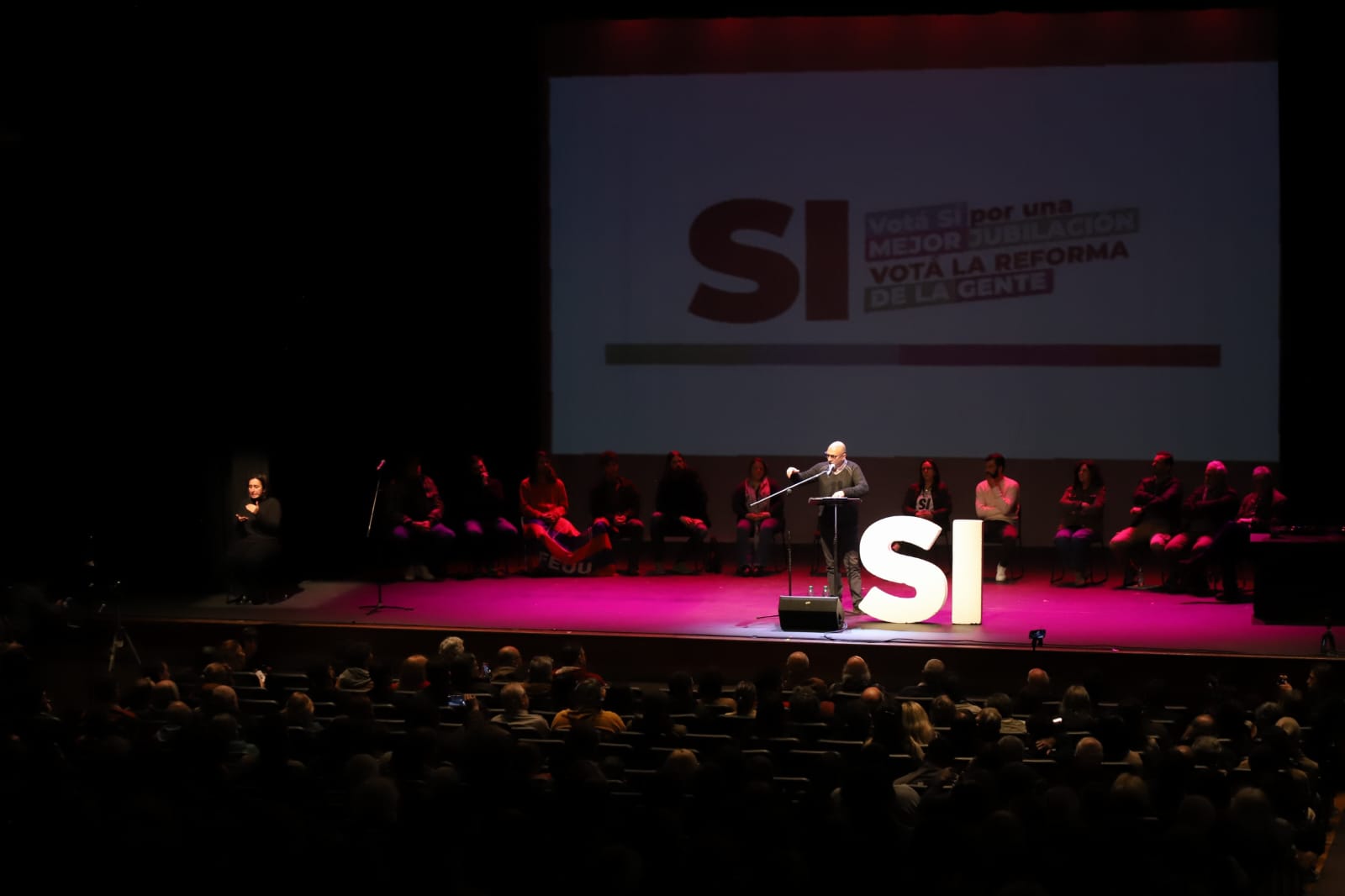  Comisión Nacional “Afirmá tus derechos” llevó a cabo el lanzamiento oficial de su campaña por el “Sí” a la reforma jubilatoria.