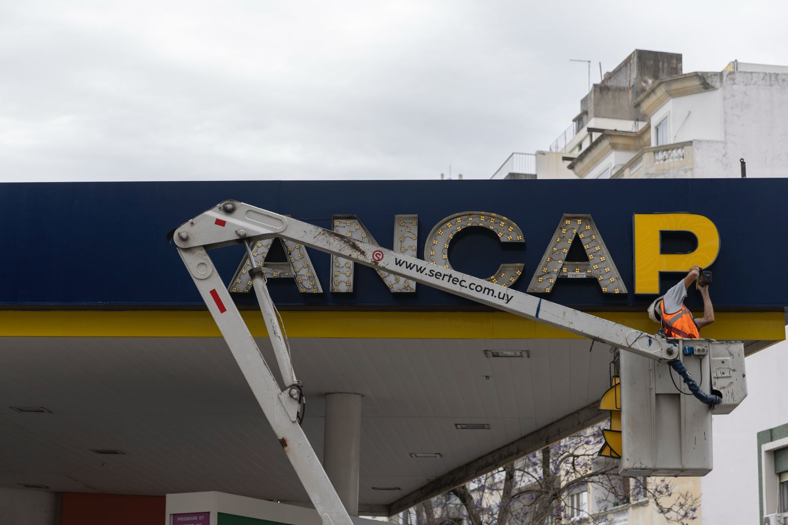 letrero ancap uruguay