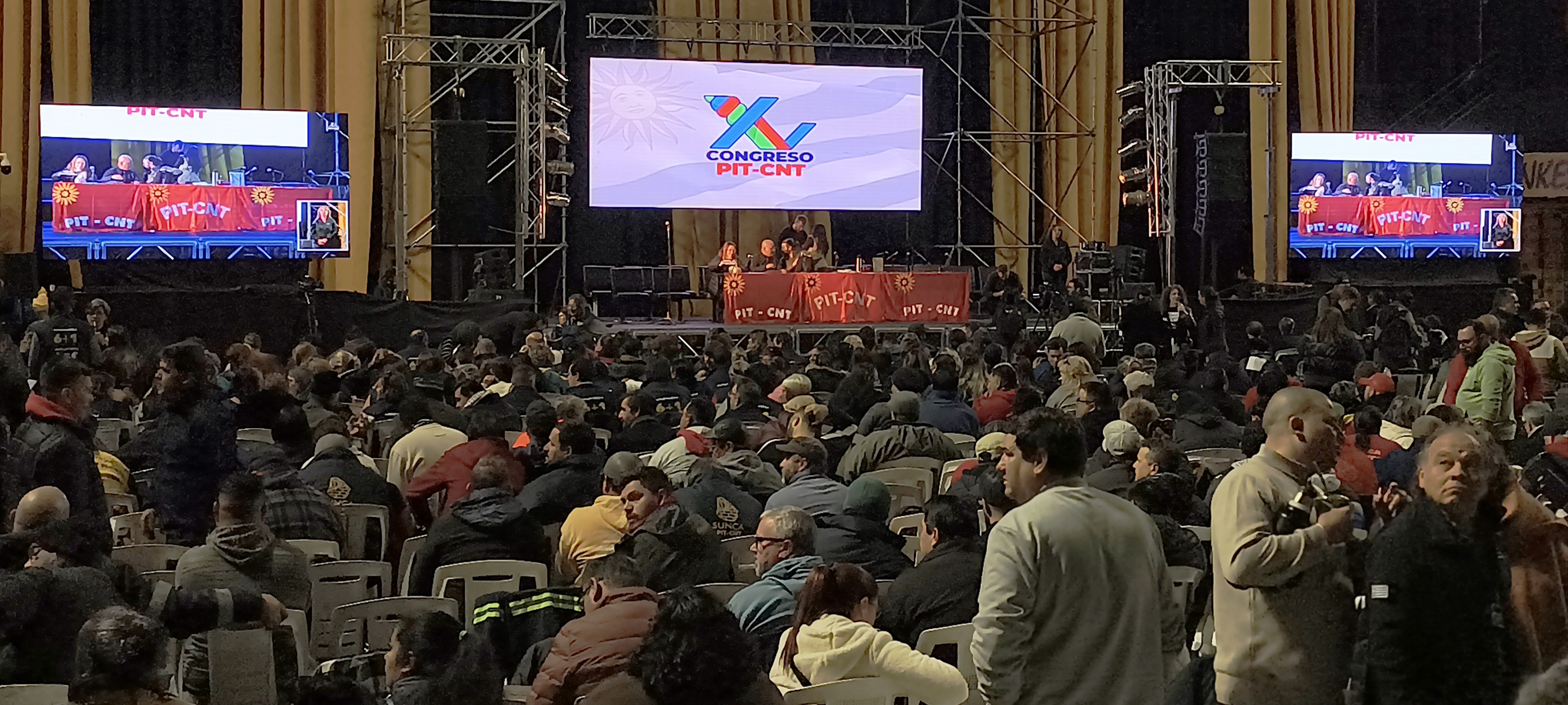 Se está desarrollando el XV Congreso del PIT-CNT