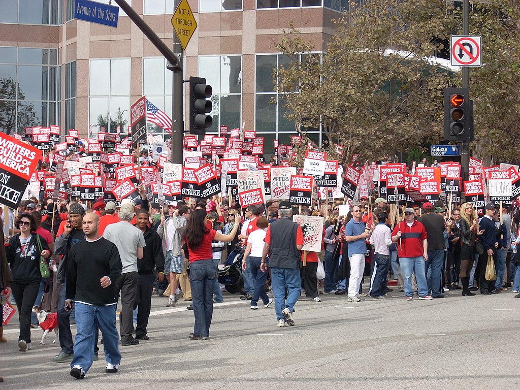 Manifestación de trabajadores y trabajadoras