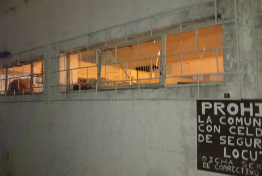 El pabellón donde se desató el motín (Foto MI)