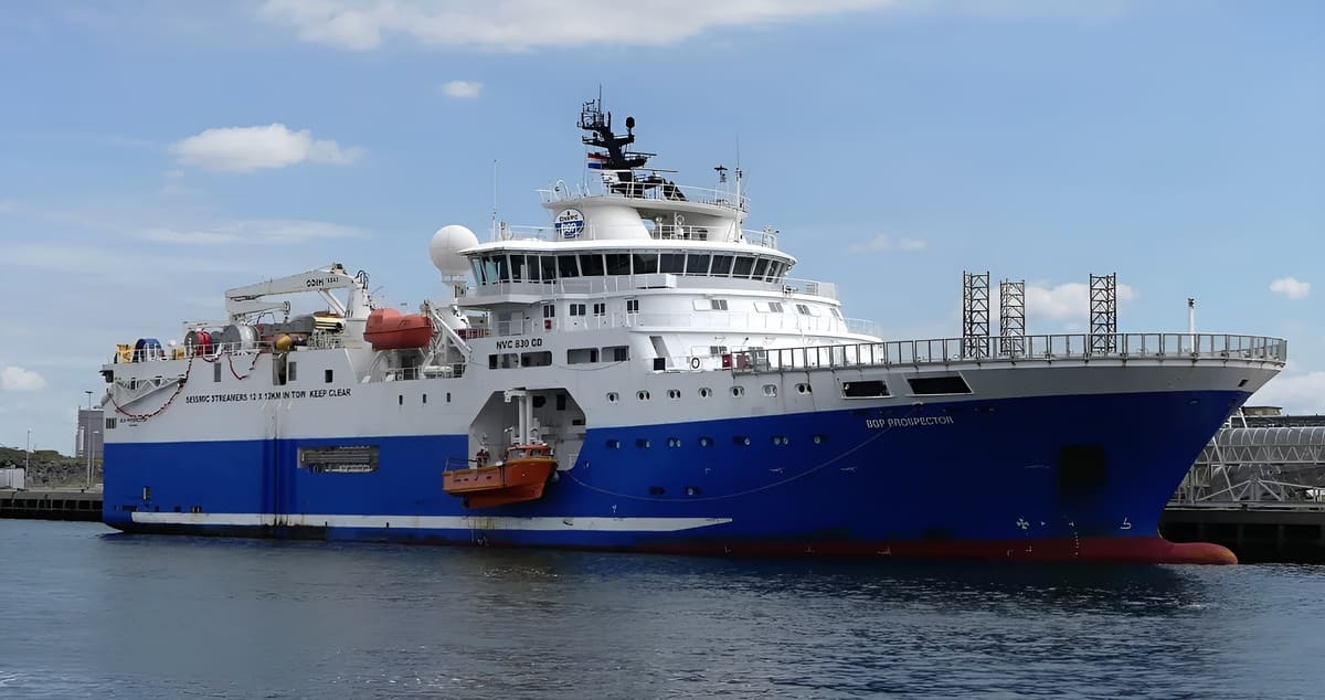 buque de prospección sísmica BGP 