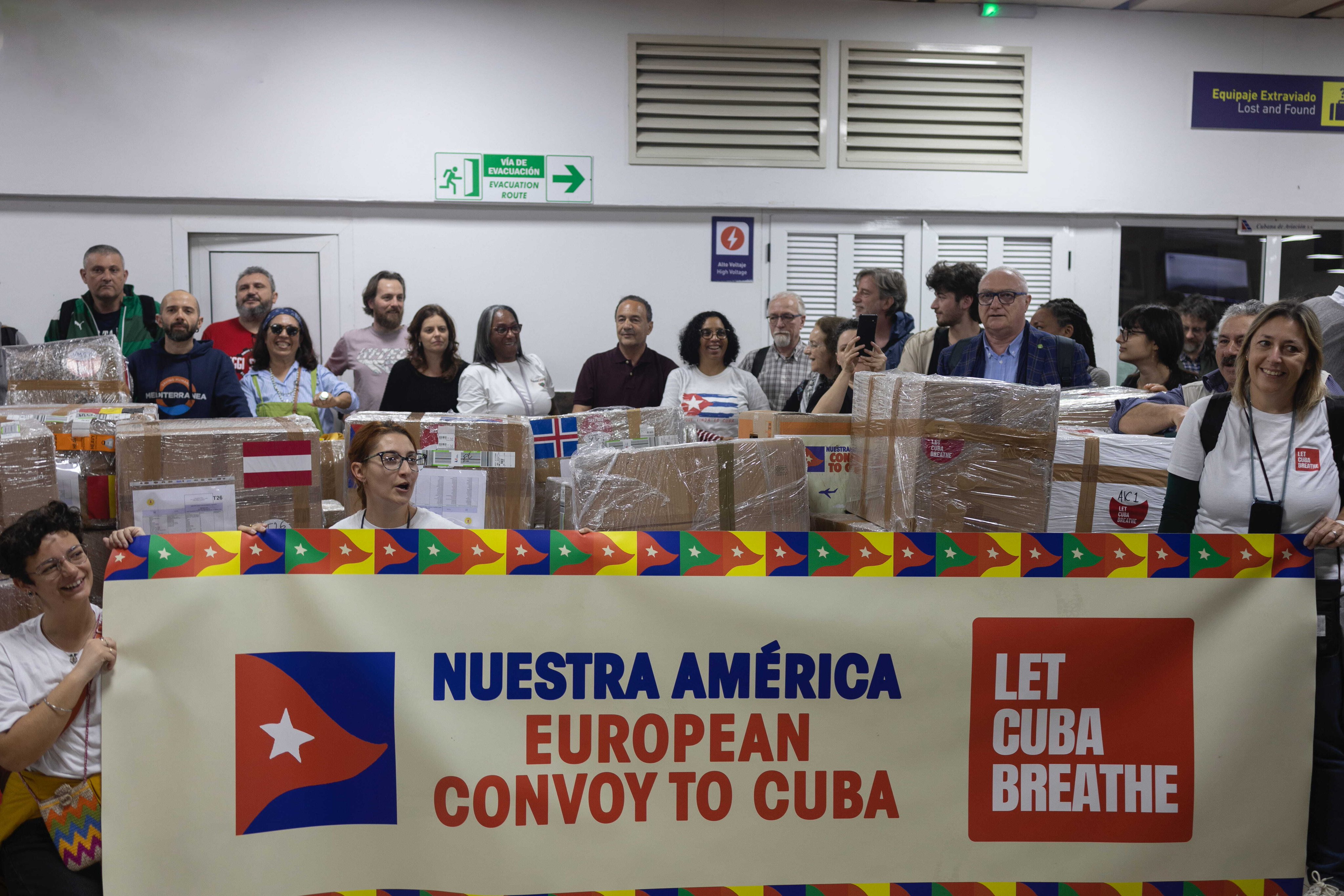 Convoy humanitario “Nuestra América” llegará a La Habana con más de 20 toneladas de ayuda