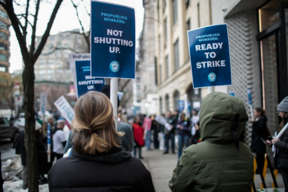 Periodistas de ProPublica paran por la IA y reclaman mejores condiciones laborales