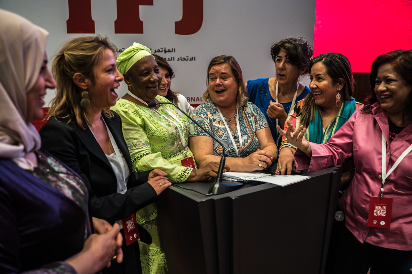 La información fue publicada por la Federación Internacional de Periodistas. María Ángeles Samperio fue reelegida presidenta y la coordinación de América Latina estará a cargo de Samira de Castro Cunha (Brasil) y Alicia Ortega (Uruguay).