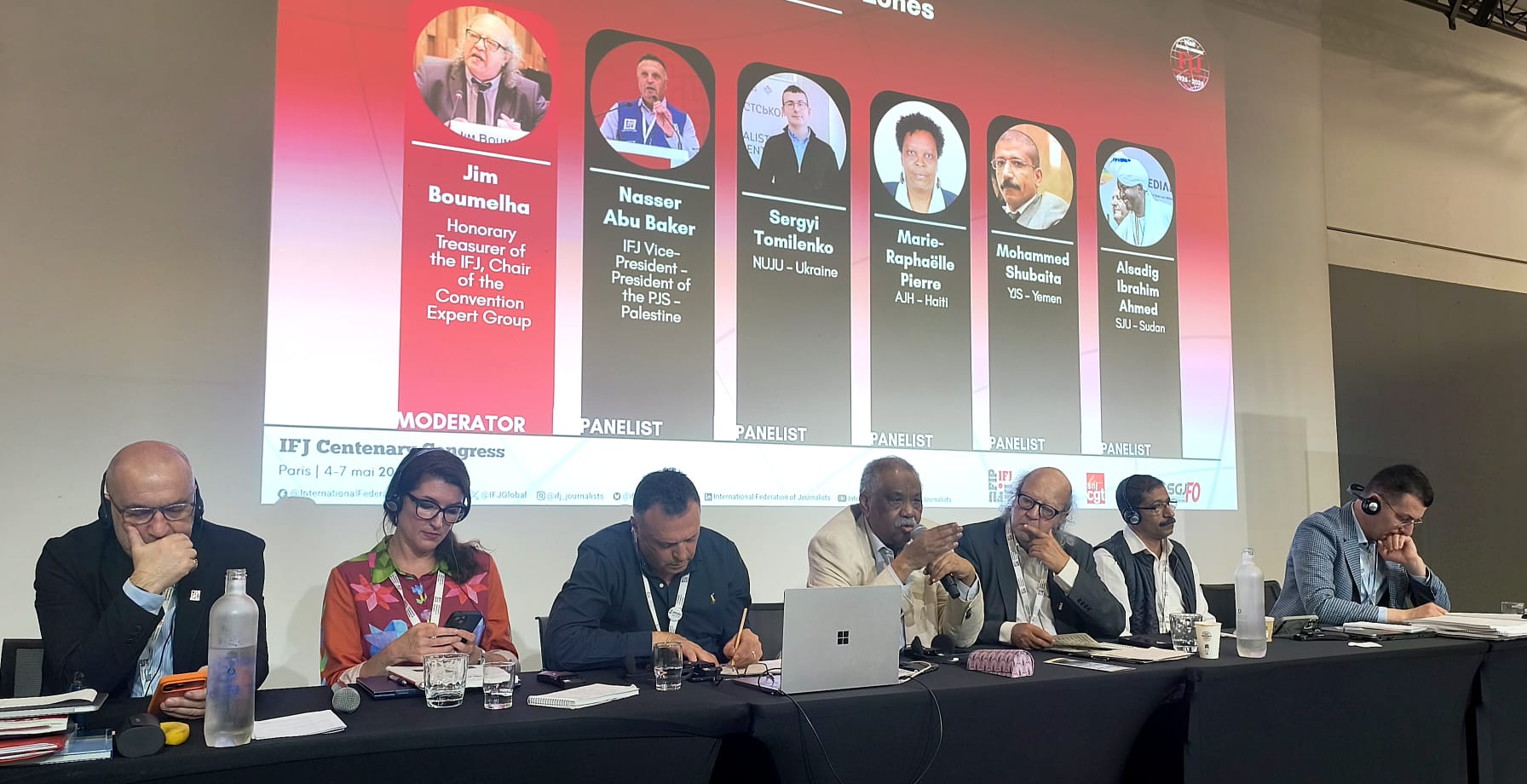 “Hay una decisión consciente de matar periodistas”: fuerte denuncia del sindicato palestino en el Congreso de la FIP