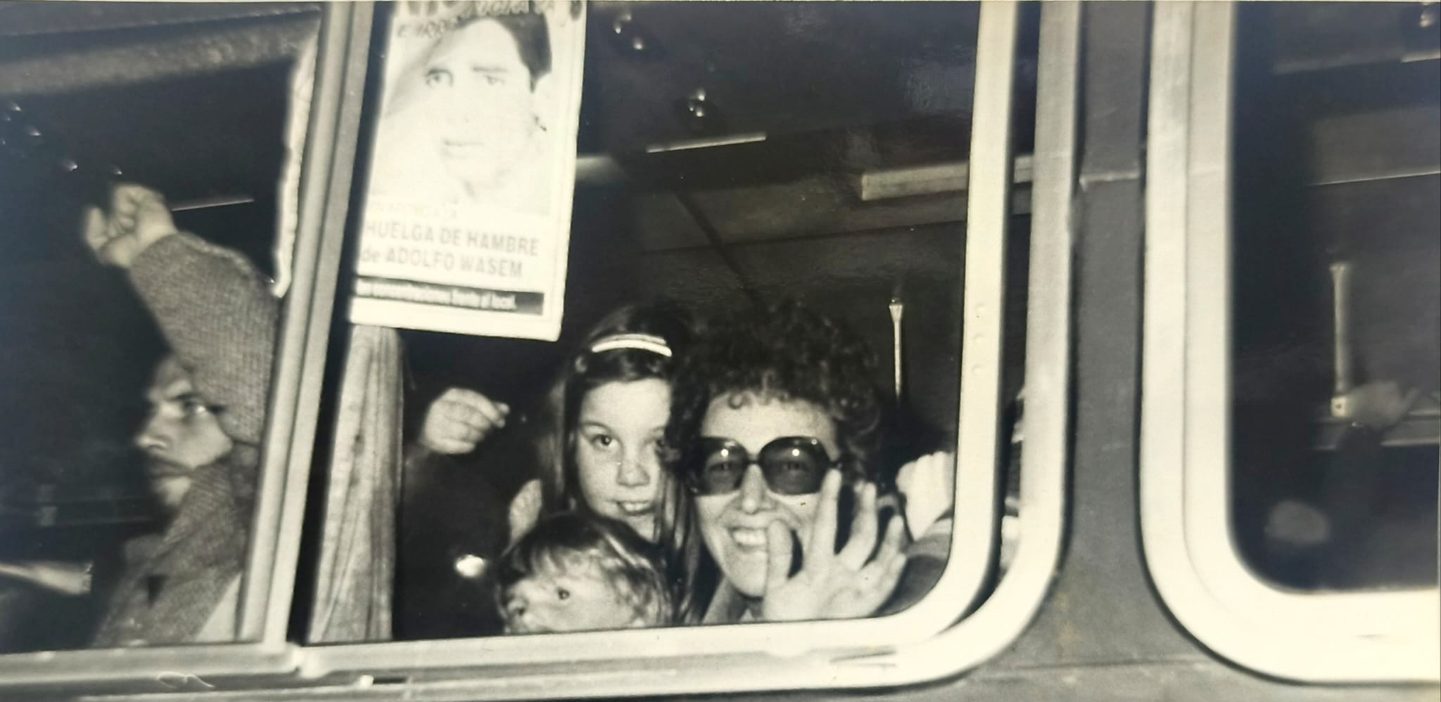 Graciela Possamay, al finalizar el ayuno, el 18 de julio de 1984. Gentileza: Graciela Possamay