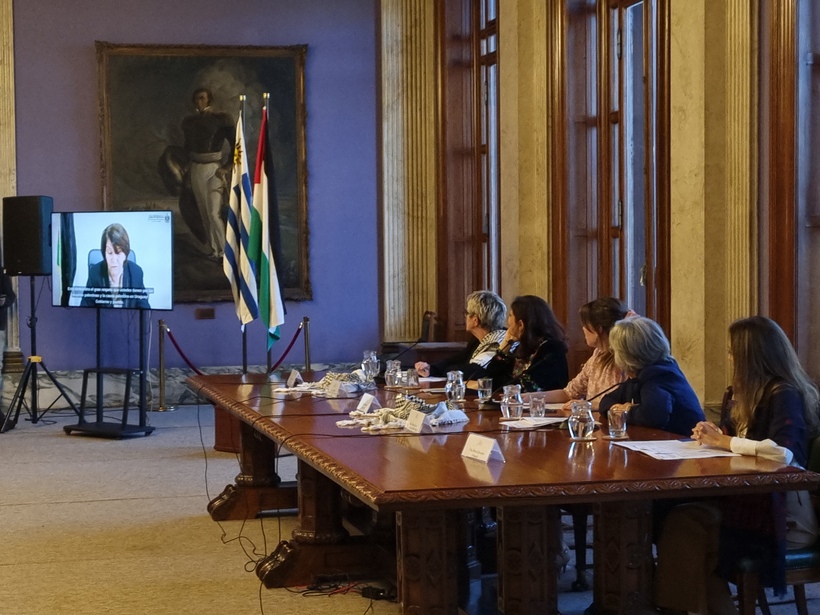 Día de la mujer palestina en el Palacio Legislativo - Foto: Victoria Camboni 