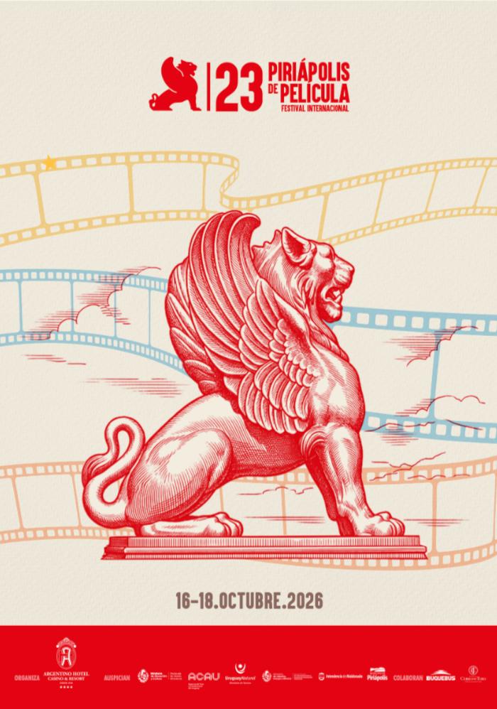 Afiche institucional del Festival "Piriápolis de película"