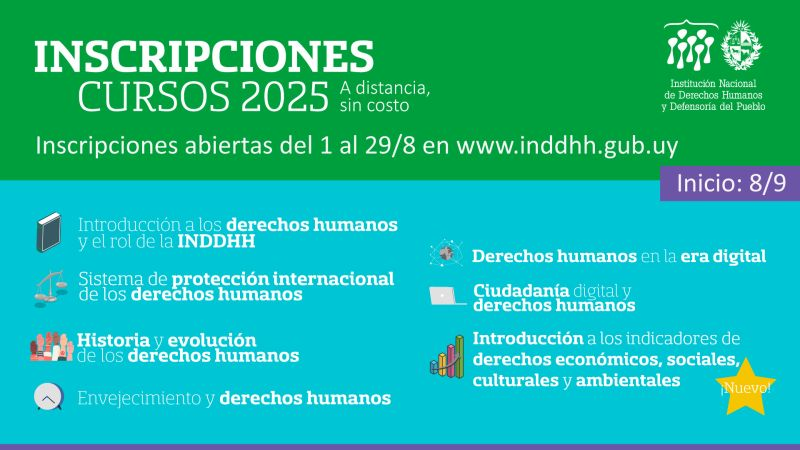 cursos derechos humanos 2025