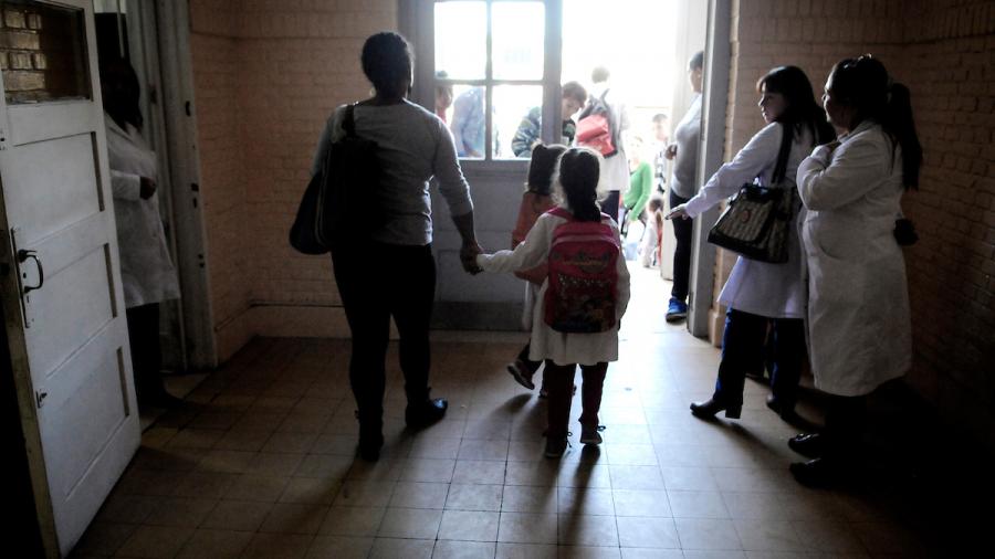 Niños ingresado a clase