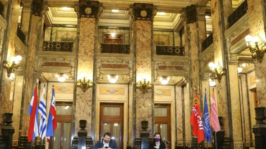 Previo al comienzo del evento