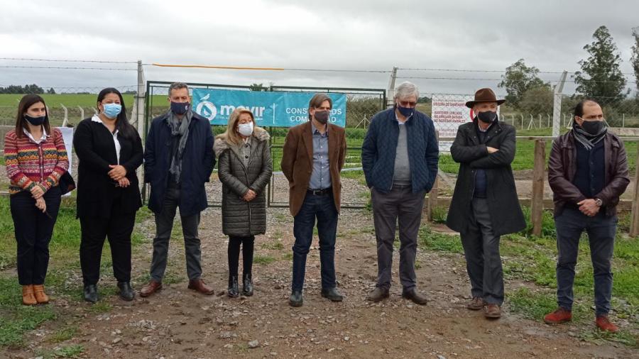Inauguración en Solís de Mataojo, departamento de Lavalleja