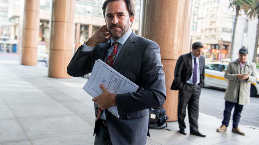 Germán Cardoso en la Torre Ejecutiva.