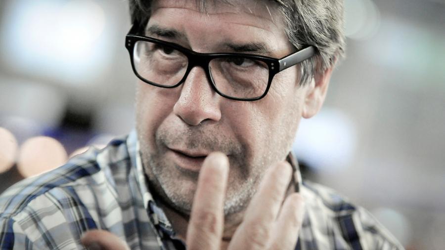 Fernando Gambera en el Banco Hipotecario. 