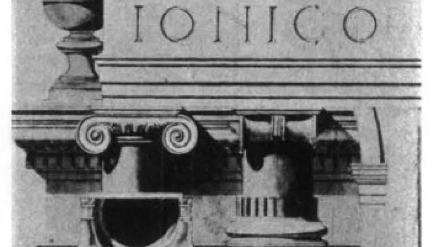 Emilio Trías Du Pré, el orden Jónico