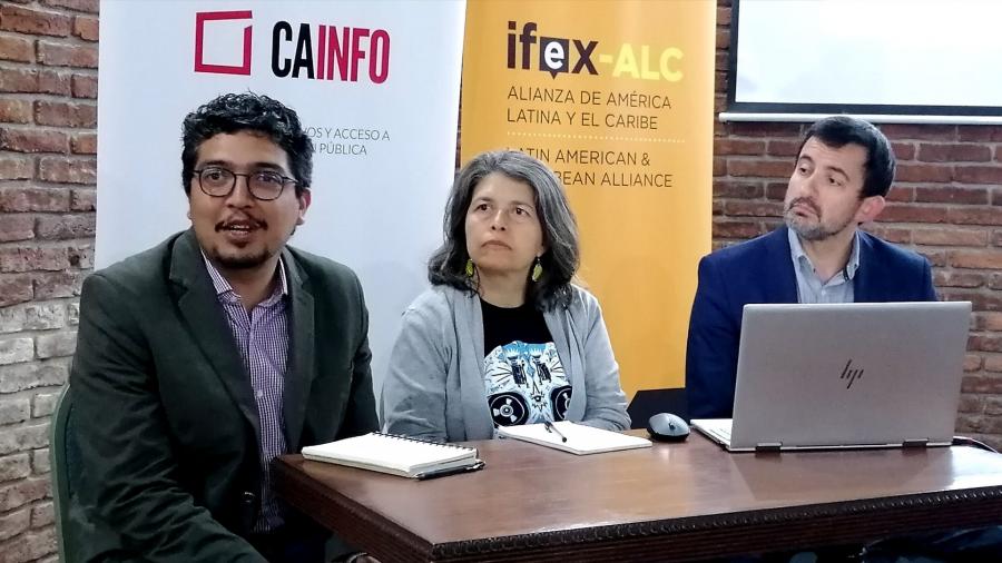 Presentación de informe sobre libertad de expresión