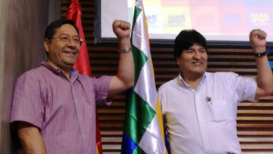 Dos líderes importantes en la democratización de Bolivia
