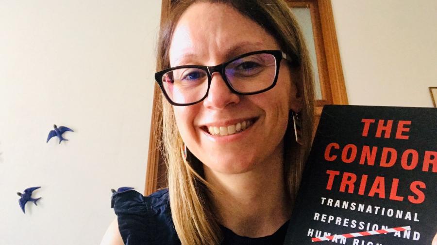 Francesca Lessa y su nuevo libro