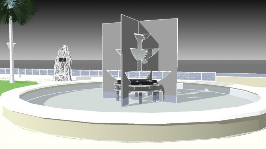 Croquis de la Fuente de los Españoles
