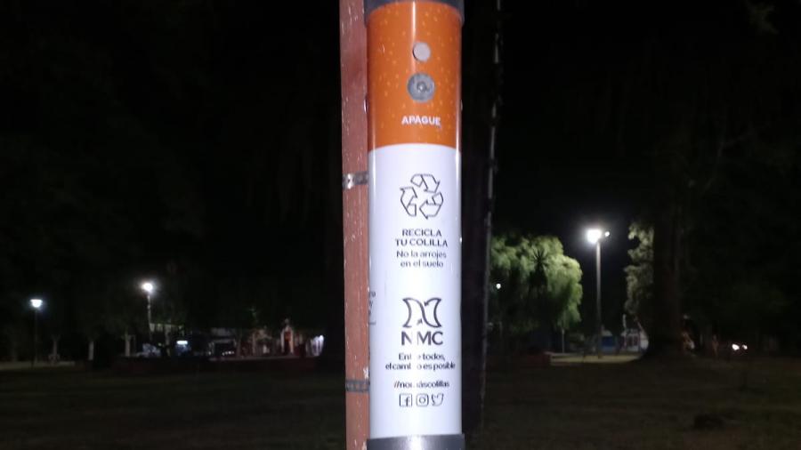 Los "contenedores" insalados en  lugares públicos de Nueva Palmira