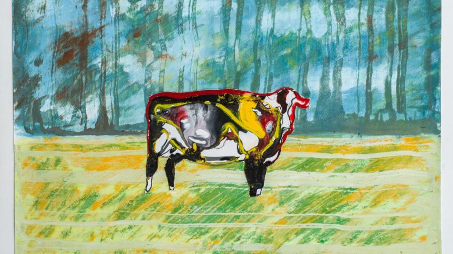 ¨Una imagen imperturbable¨ Técnica Mixta. 