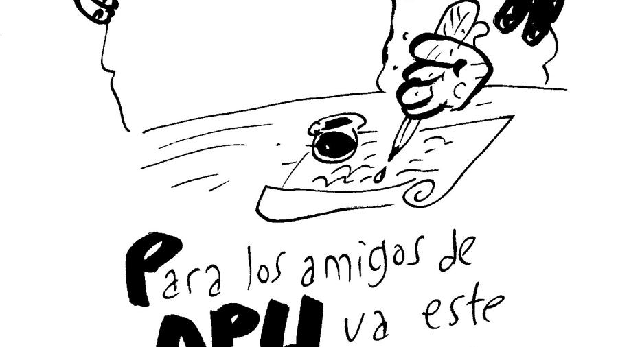 Viñeta dedicada al Portal APU.uy