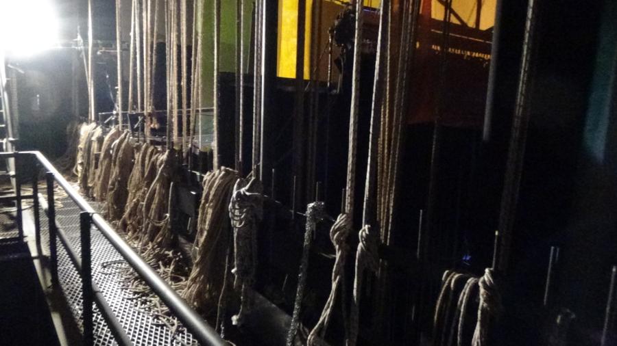 Pasadizos de altura en el Teatro El Galpón