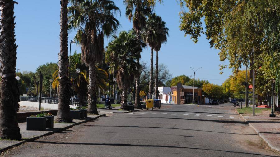 Rambla costanera Nueva Palmira