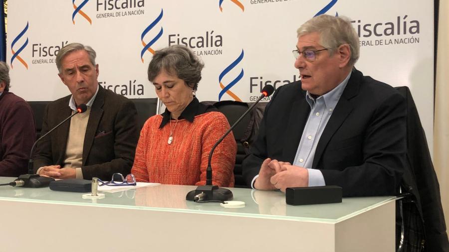 Conferencia de prensa sobre datos de los restos hallados en el  Batallón 14.