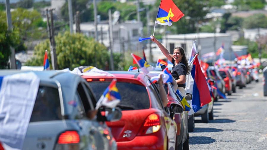 Caravana de militantes