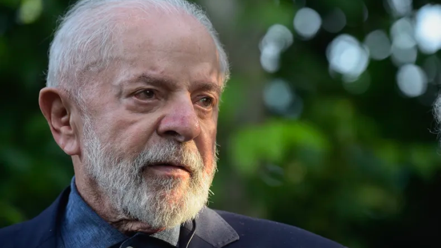 Presidente de Brasil Luiz Inacio "Lula" Da Silva.